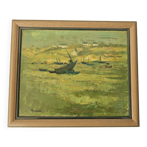 Tableau Huile sur toile - jean