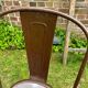 Old metal patio chairs