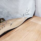 Beveled and chiseled art deco mirror