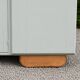 Renovated vintage buffet in Mado style – Celadon Libéron and natural wood – 13