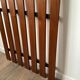Wooden wall coat rack