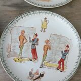Talking dessert plates, Choisy-le-Roi