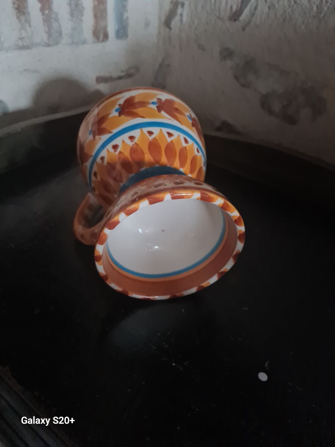 Chandelier / ceramic candlestick KORCY QUIMPER