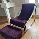 Vintage armchair & ottoman 70s