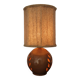 Lattice stoneware lamp