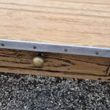 Old rustic farm table one drawer -1m20