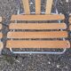 Lot de 4 chaises de bistrot fer et bois