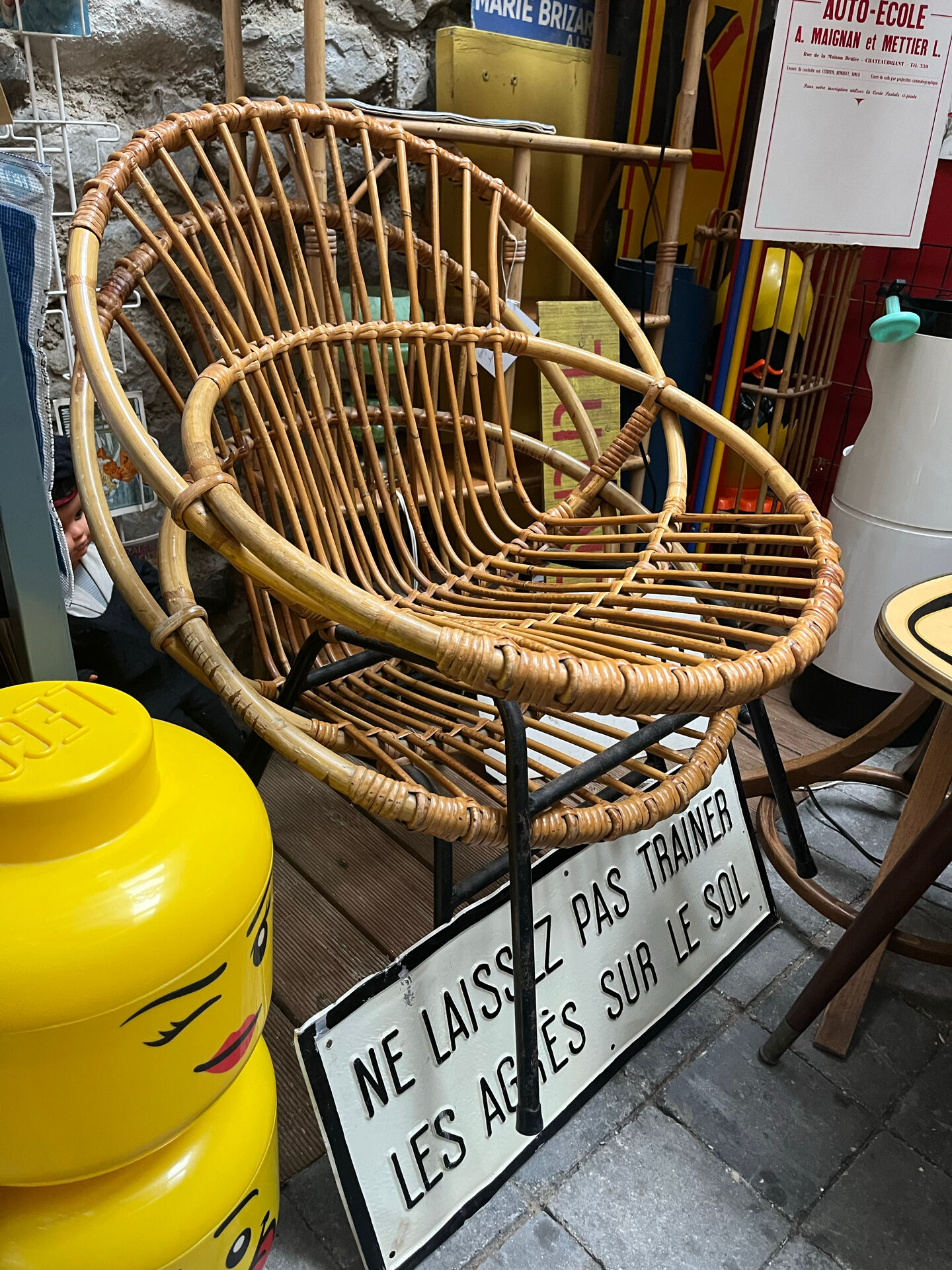 Fauteuils rotin