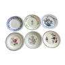 Set of 6 mismatched plates