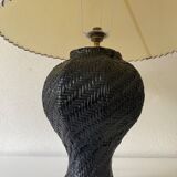 Asian lamp, 2 M fabric cable, paper lampshade