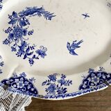 Large antique decorative Gien platter