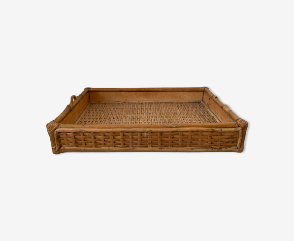 Panier en rotin vintage