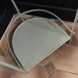 Coiffeuse, chevet en métal, années 50