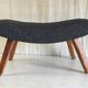 Ottoman modernist in solid wood - 1950s/60s