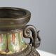 Antique cloisonné vase decorated in bronze, Japan, 19th century.