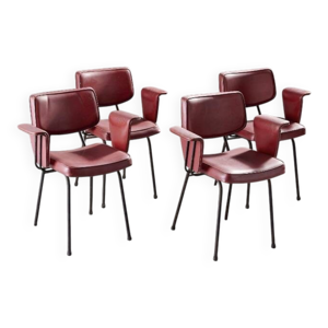 lot de 4 chaises vintage