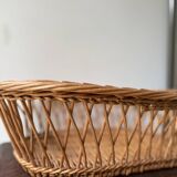 Vintage rattan basket