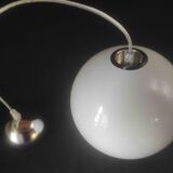 Opaline white globe pendant light