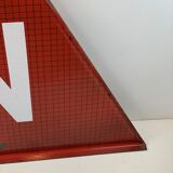 Old enamelled signposting plaque Railway 1930