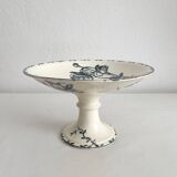 Earthenware compote "Oxford" Choisy le Roi