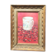 Original oil on still life canvas "La Tasse Fond Rose"