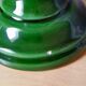 Lampe en céramique et opaline 1970.