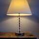 Lampe moderniste en plexiglas et chrome XXe