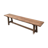 Massive larch farm bench