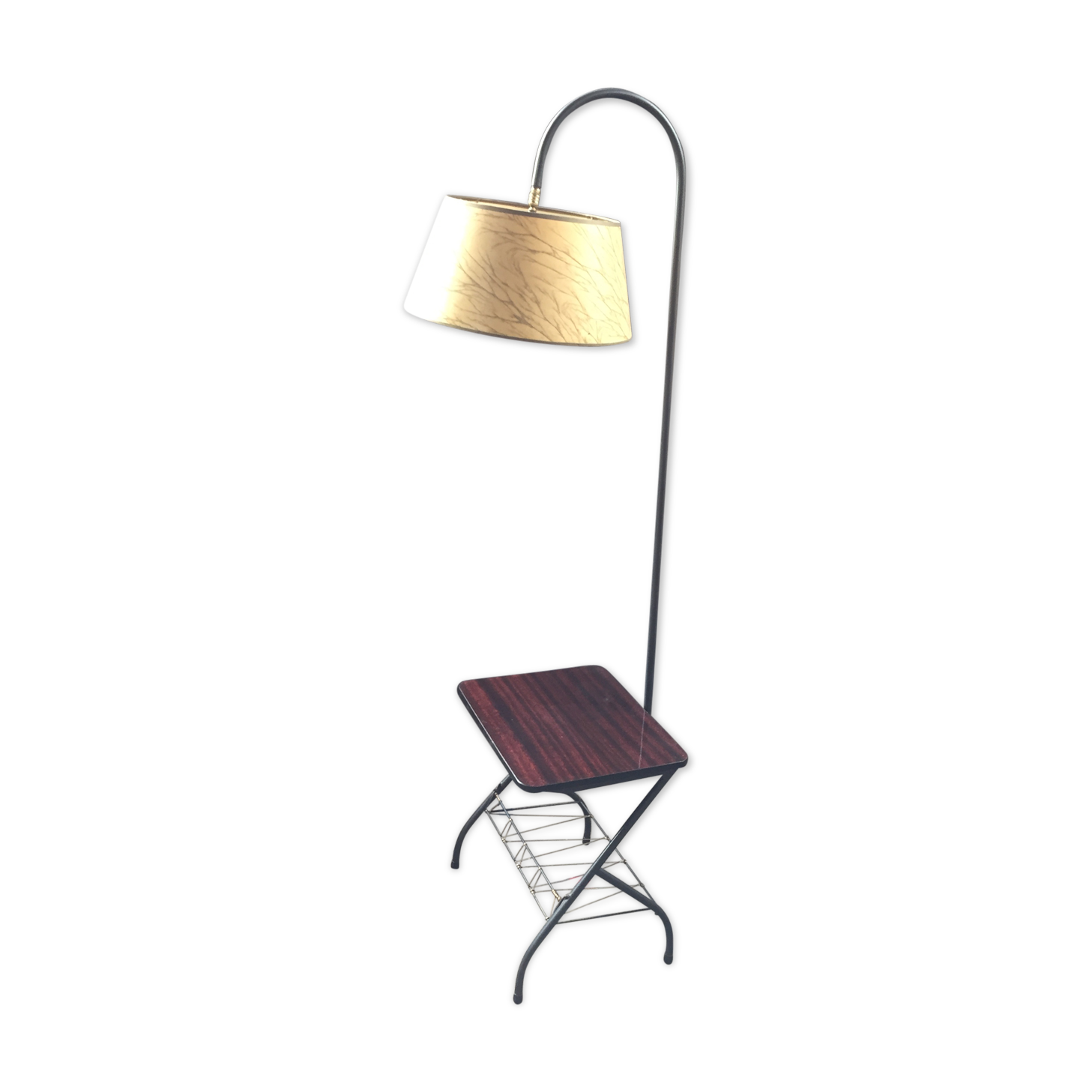 Vintage magazine floor and door lamp