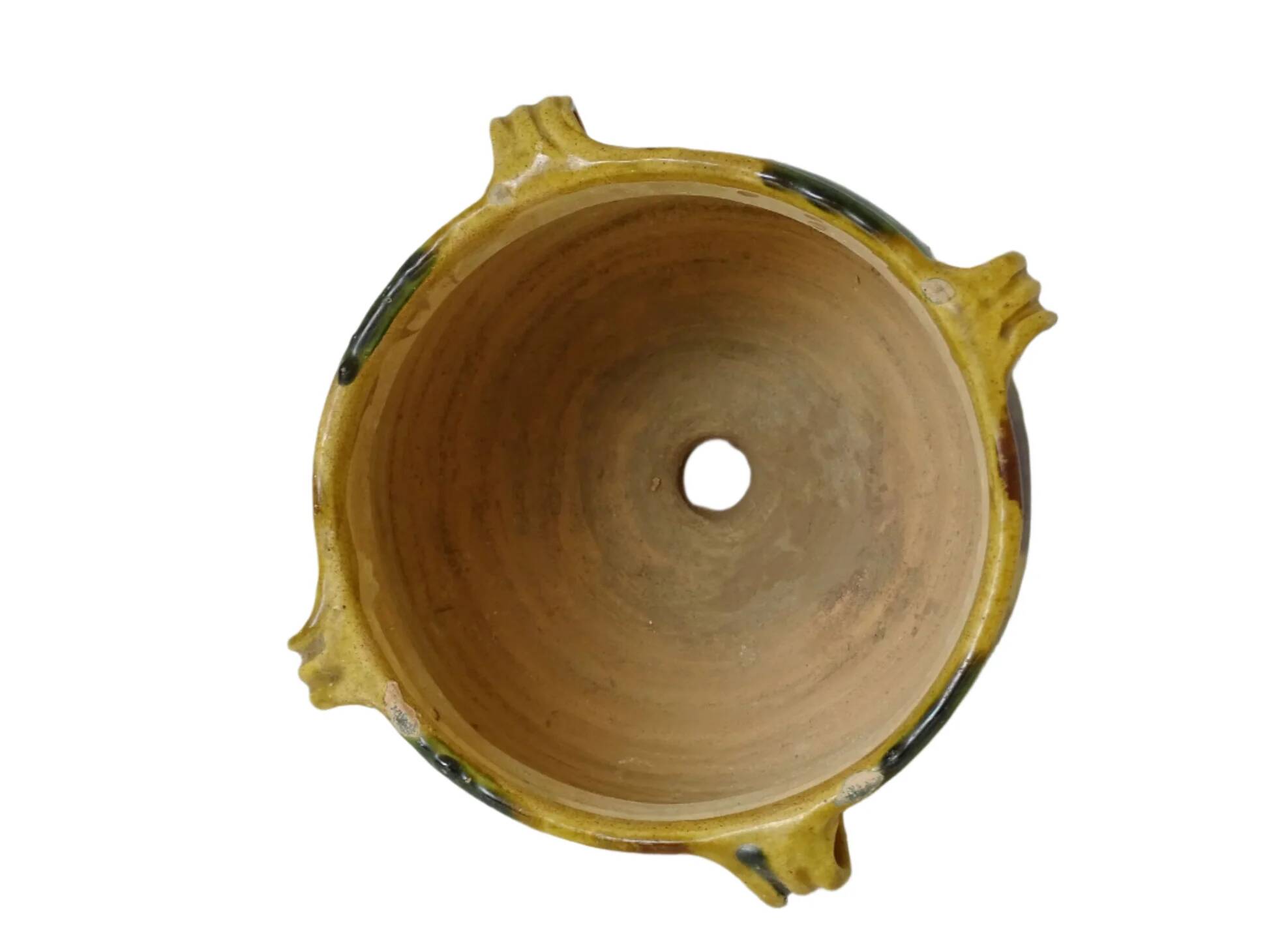 Jardinière antique française en terre cuite de Castelnaudary