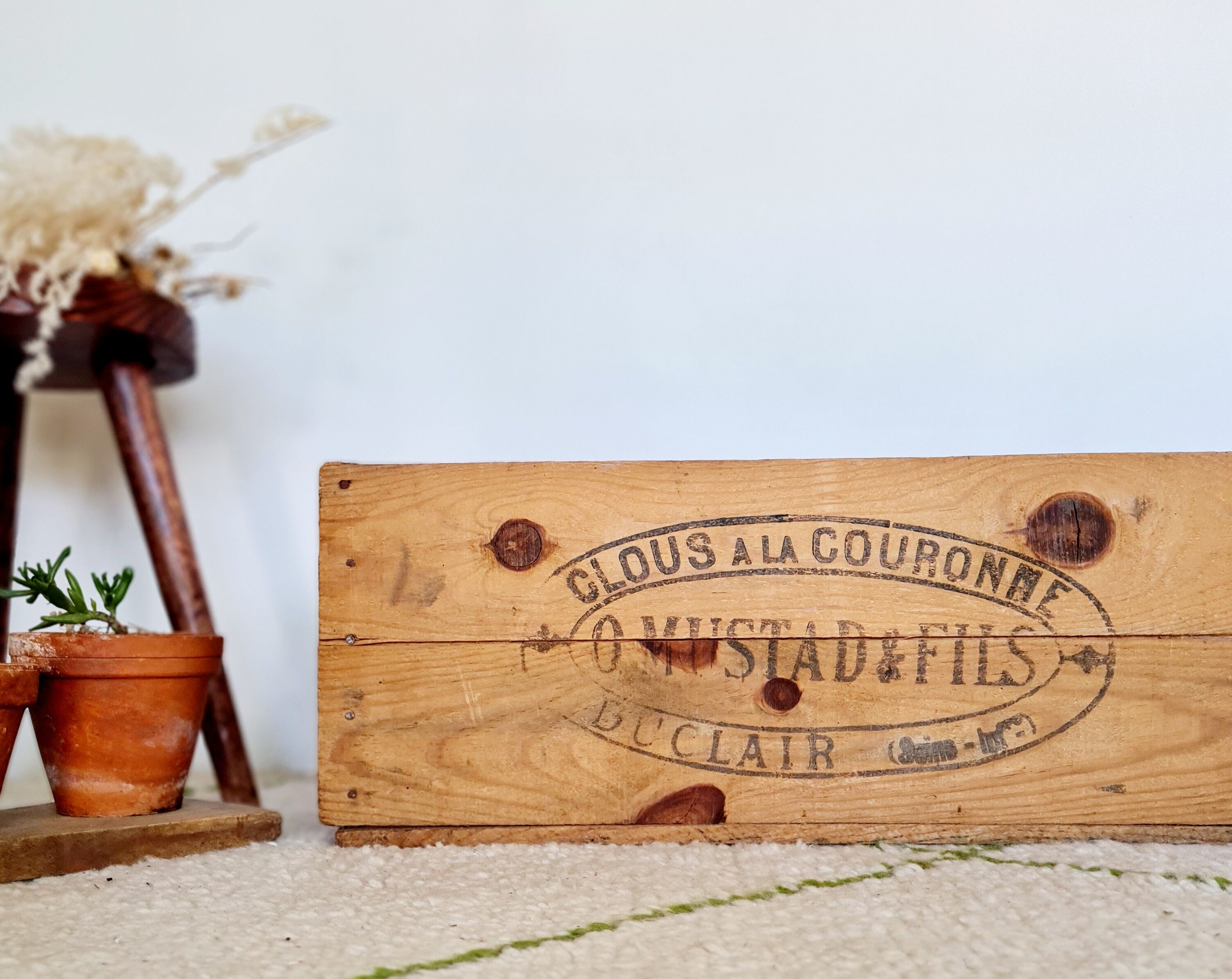 Old wooden box