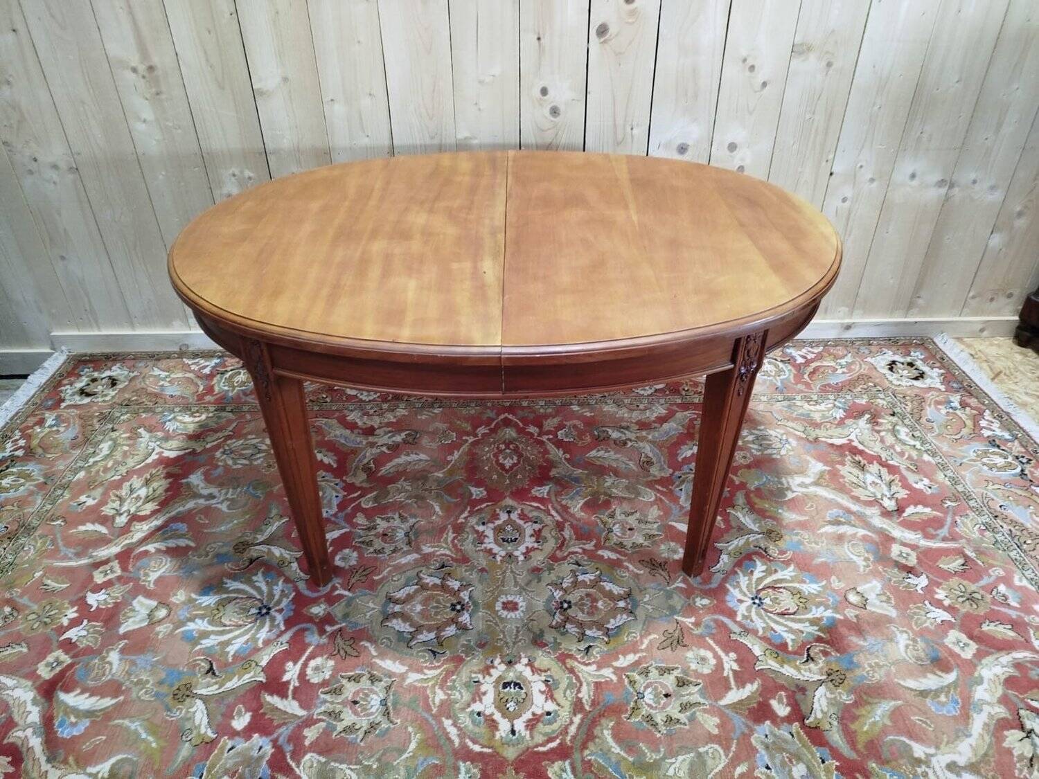 Oval Art Nouveau style dining table