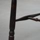 Antique English Windsor chair from the 18th century with spindled backrest