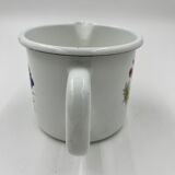 Pot à lait en métal émaillé