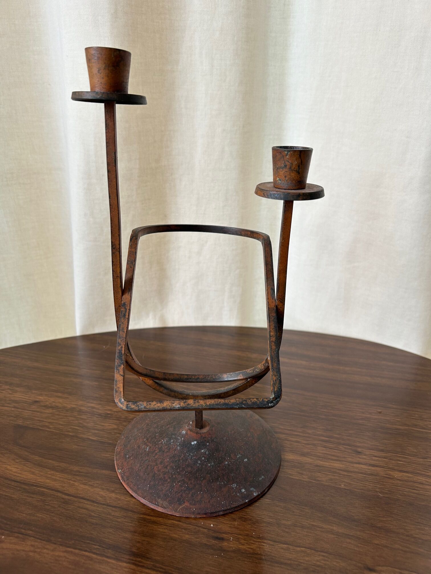 Brutalist candle holder