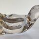 Empty crystal pocket in vintage bird shape