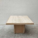 Travertine coffee table