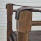 Années 1960, fauteuil lounge scandinave "Safari", état d'origine, cuir, bois de hêtre.