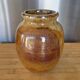 Handcrafted glazed stoneware vase – Signed LF – 20 cm