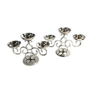 Bougeoirs modèle arabesque, - collection