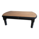 Old black and wood coffee table