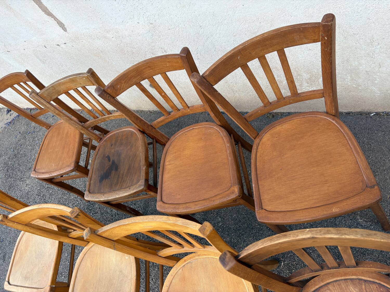 Set de 8 chaises bistrot