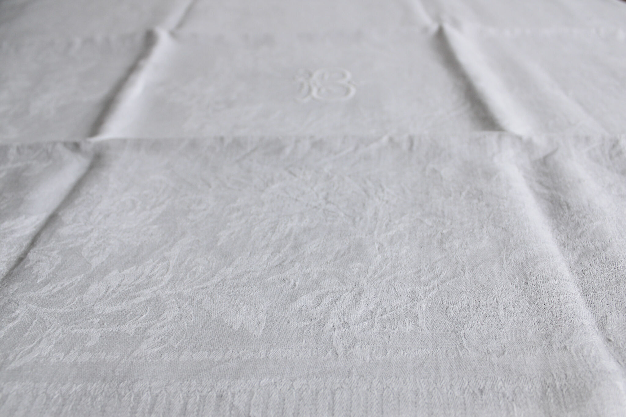 Lot de 6 serviettes de table monogrammées