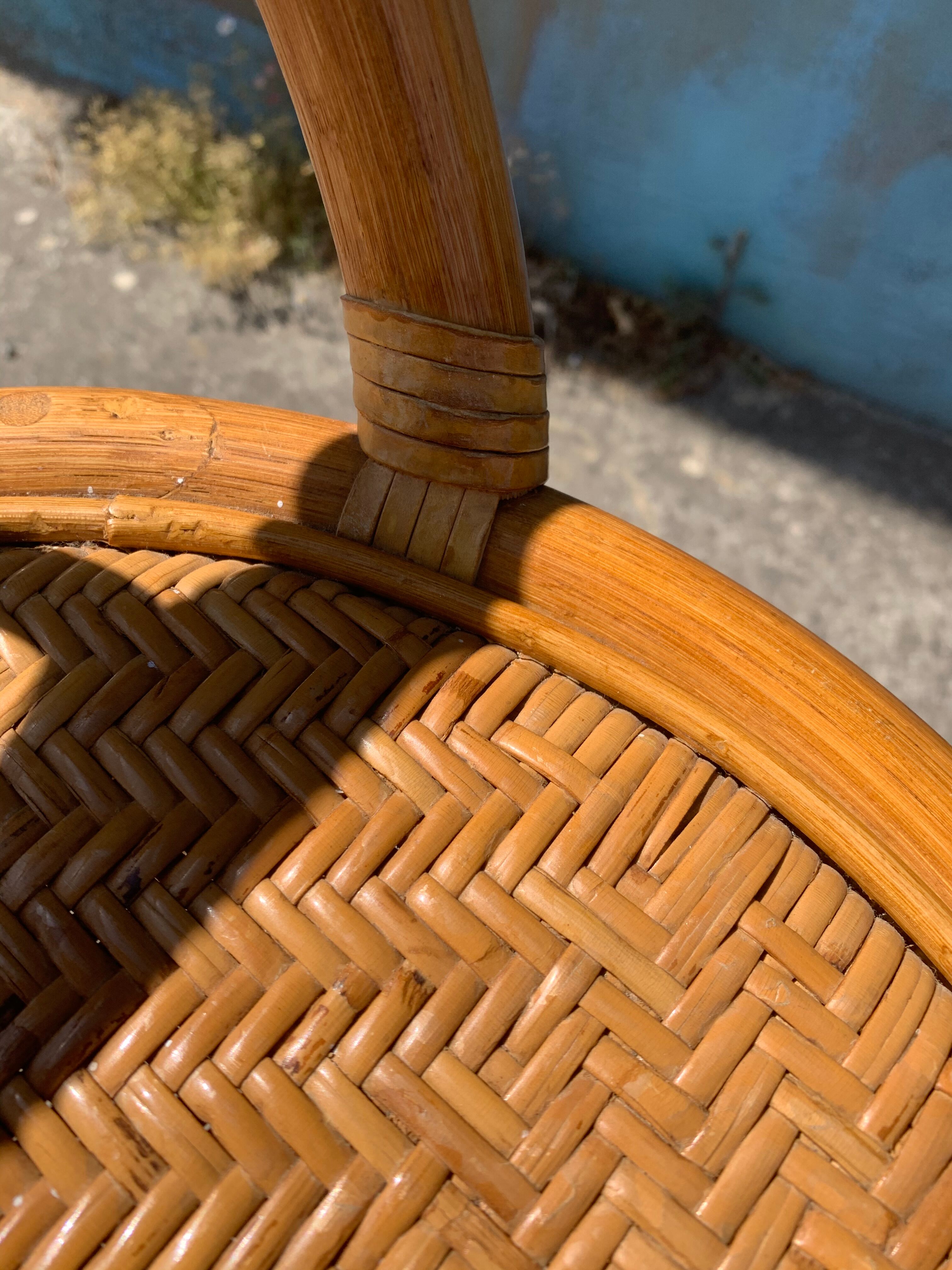 Rattan bar stools