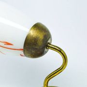 Glass wall lamp, Poland, 1950s