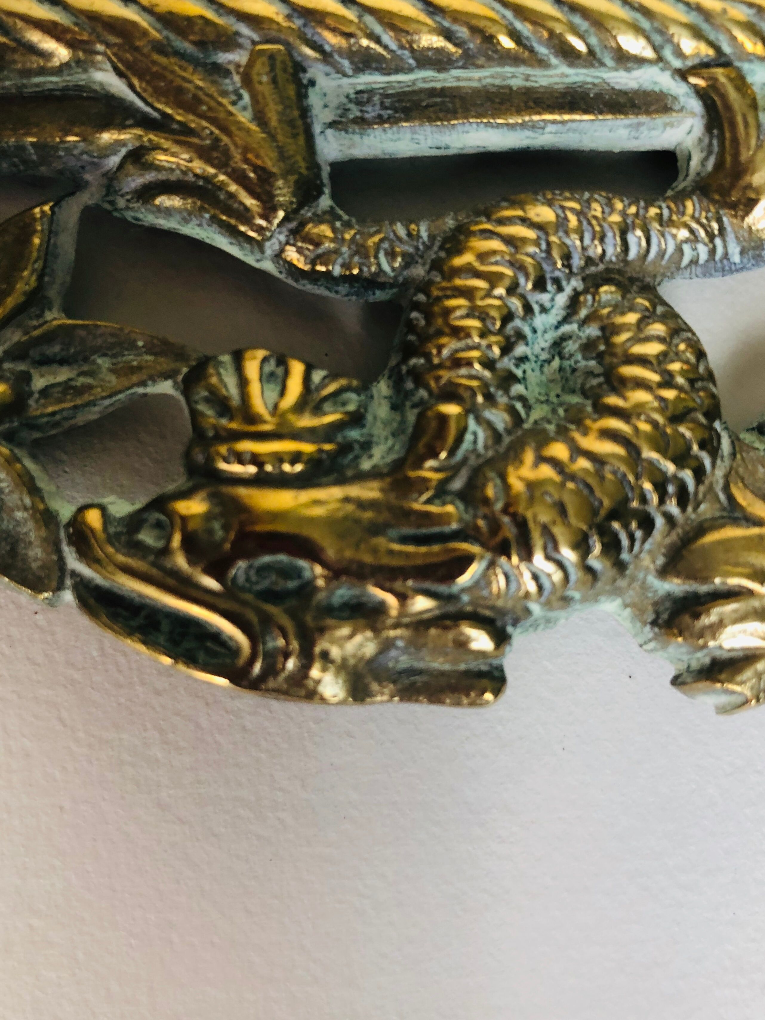 Applique murale en bronze