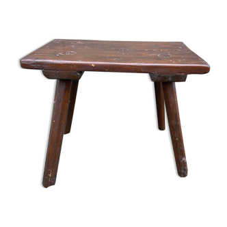 french farmer wooden stool stool farm fir wood vintage