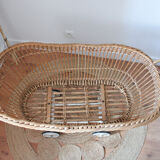 Rattan bassinet