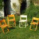 4 folding chairs Allibert 70s
