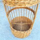 Porte bouteilles en rotin vintage